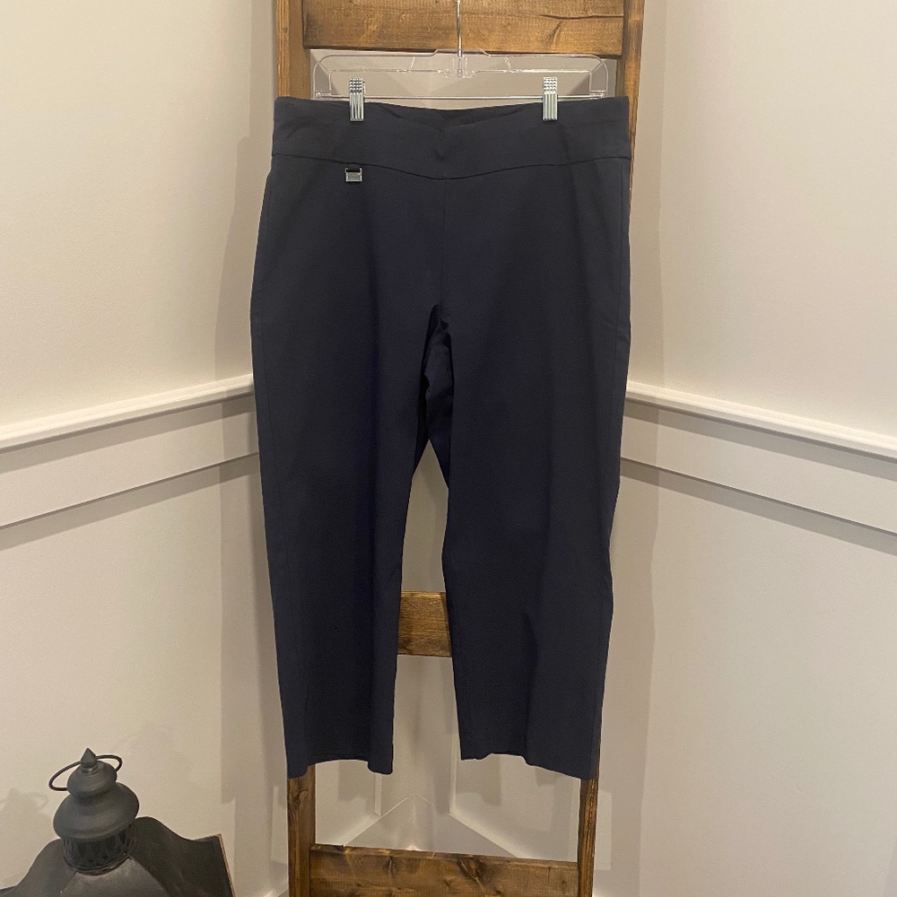 Alfani Plus Size Capri Pants - Navy